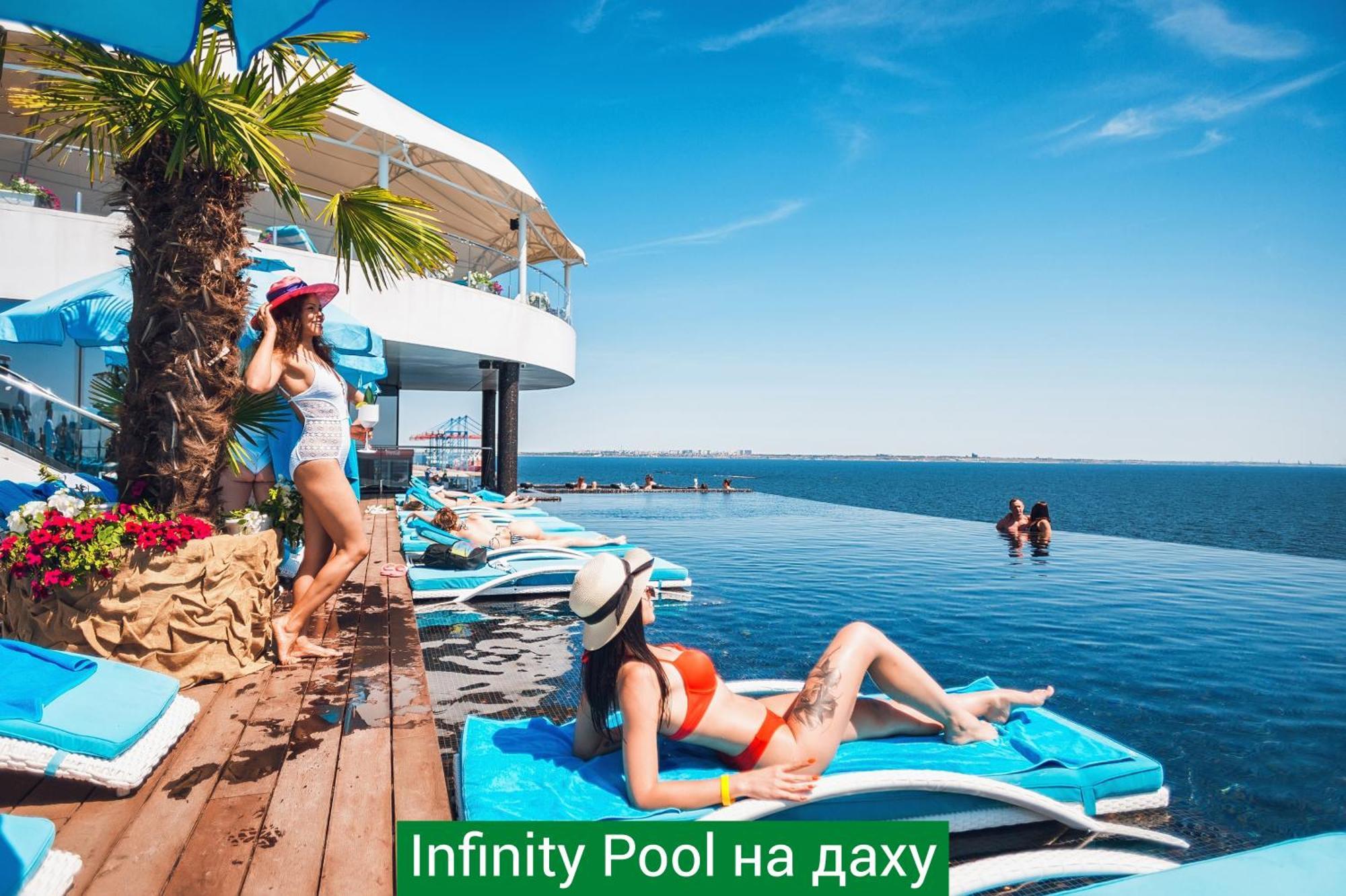 Nemo Hotel Resort & Spa Одеса Екстериор снимка Infinity pool at the Black Sea